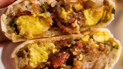 Potato Burrito Breakfast Recipe