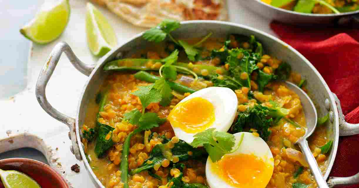 Eggs and Lentils Recipe