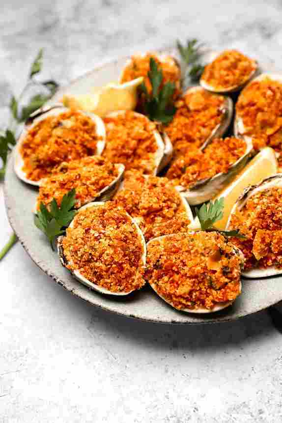 Italian Baked Stuffed Clams Recipe